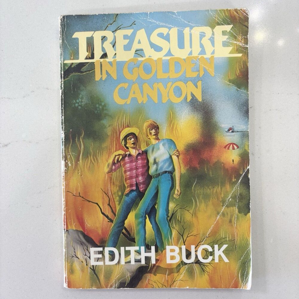 Vtg Treasure In Golden Canyon Book by Edith Buck 1983 A Winner Book Christian